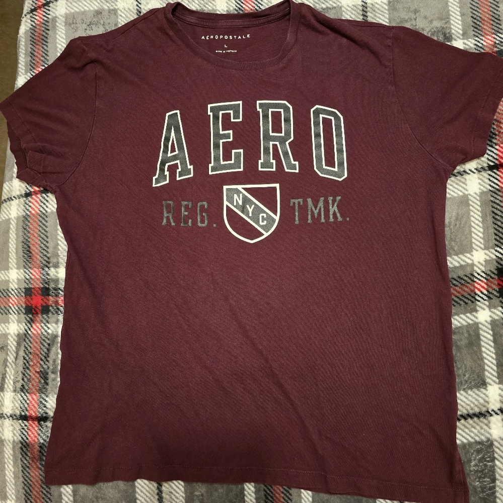 Aeropostale burgundy (L) shirt
